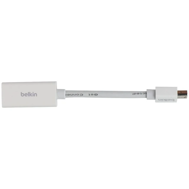 Alt view image 3 of 3 - Belkin Adapter DisplayPort/HDMI Mini DisplayPort (M) to 19 Pin HDMI Type A (F)