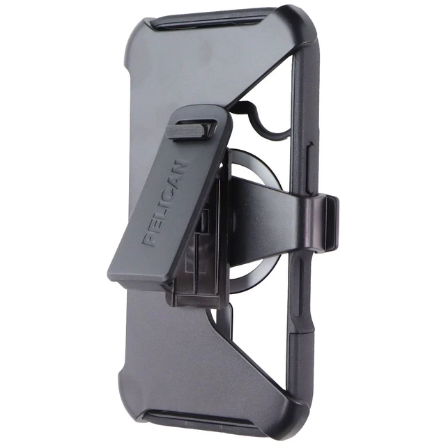 Alt view image 2 of 5 - Pelican Voyager Case + Holster for MagSafe for Apple iPhone 17 - Black/Clear