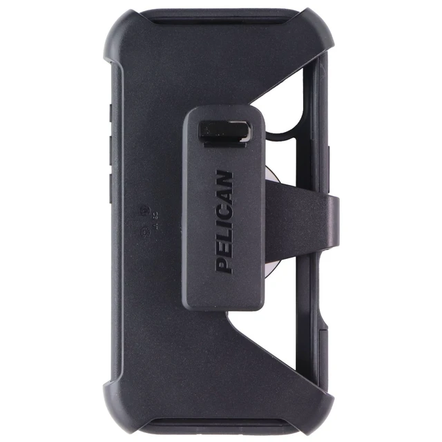 Alt view image 4 of 5 - Pelican Voyager Case + Holster for MagSafe for Apple iPhone 17 - Black/Clear
