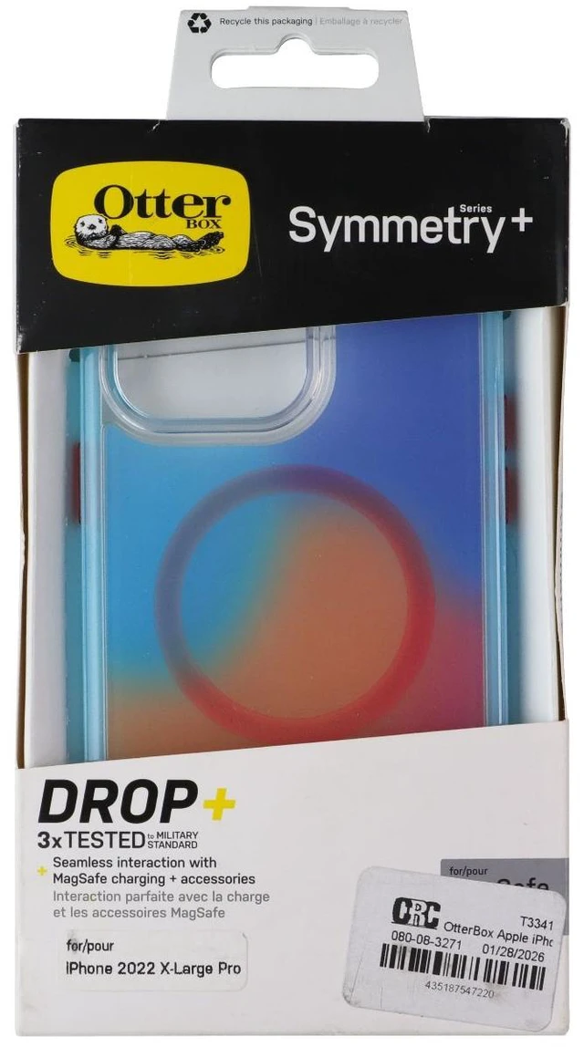 Main image of OtterBox Symmetry+ MagSafe Case for Apple iPhone 14 Pro Max - Colorful Gossamer