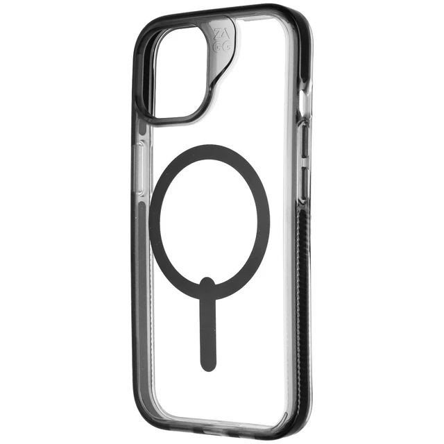 Alt view image 2 of 3 - Zagg Santa Cruz Snap Case for MagSafe for iPhone 15 / 14 / 13 - Clear / Black