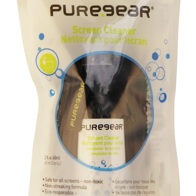 Alt view image 2 of 3 - PureGear Screen Cleaner with Cleaning Cloth for All Screens 2oz Bottle 62146PG