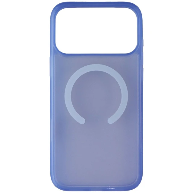 Alt view image 3 of 3 - OtterBox Symmetry Clear Case for MagSafe for iPhone 17 Pro Max - Blue Bliss