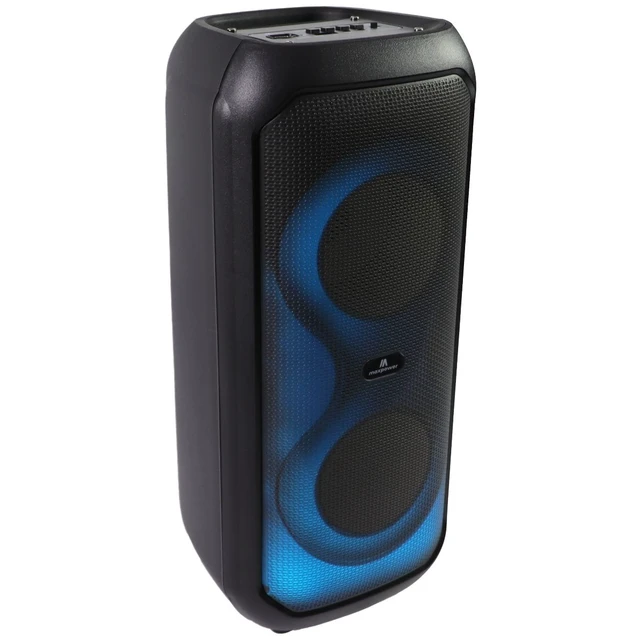Alt view image 2 of 5 - Maxpower Aura 2500 Watt Portable Bluetooth Speak with Microphone - Black