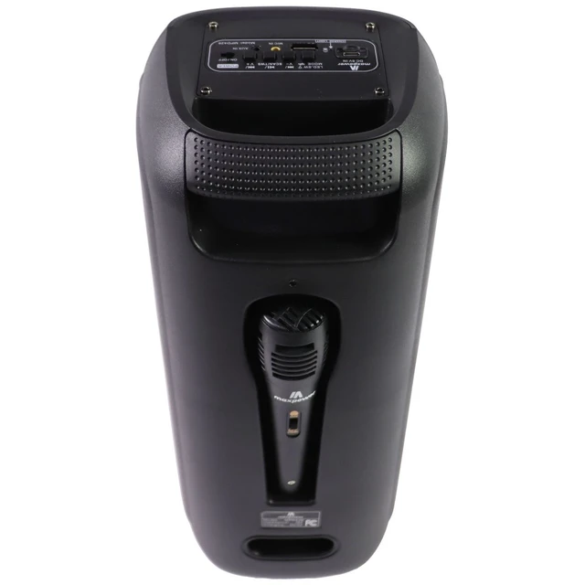 Alt view image 5 of 5 - Maxpower Aura 2500 Watt Portable Bluetooth Speak with Microphone - Black