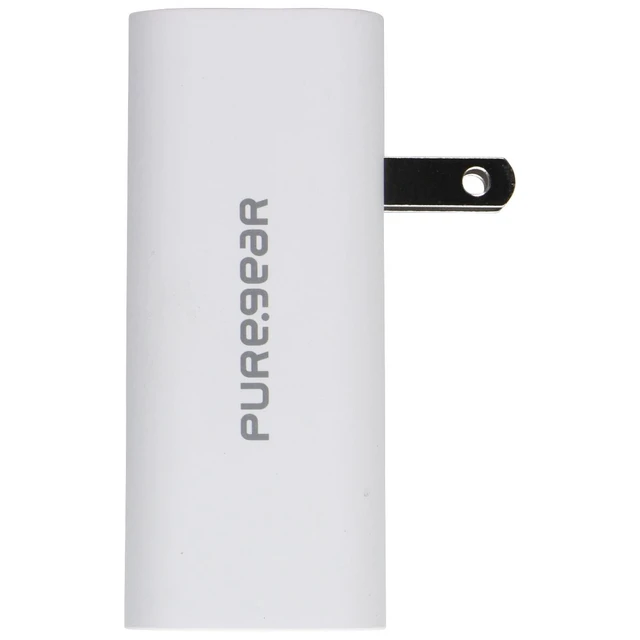 Alt view image 3 of 4 - PureGear LightSpeed (42W) USB-C and USB-A Wall Charger - White (63978PG)