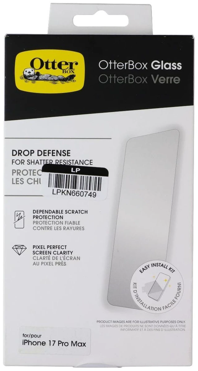 Main image of OtterBox Glass Series Tempered Glass Screen for Apple iPhone 17 Pro Max