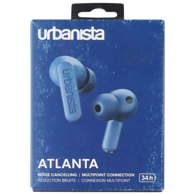 Alt view image 7 of 7 - Urbanista Atlanta Active Noise Cancelling True Wireless Earbuds - Steel Blue