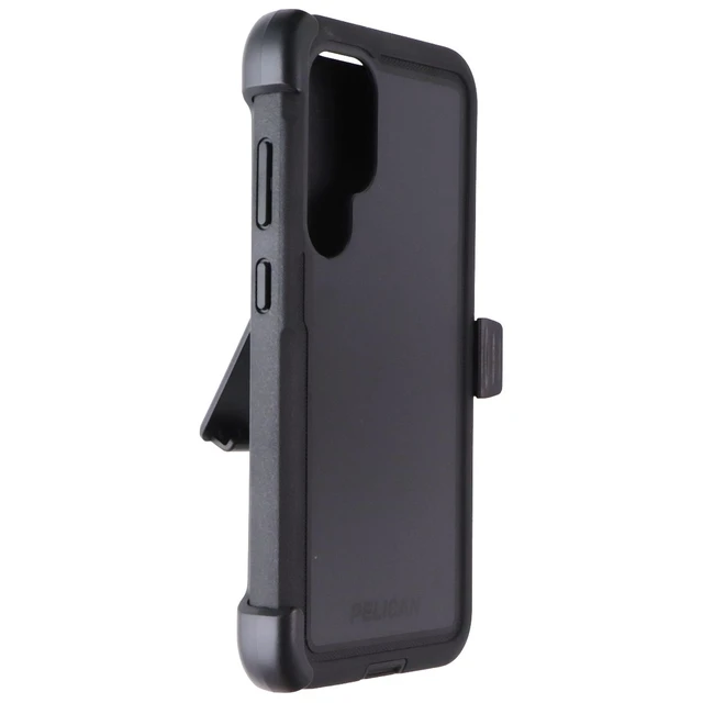 Alt view image 3 of 6 - Pelican Voyager Magnetic Case w/ Holster for Samsung Galaxy S25+ (Plus) - Black