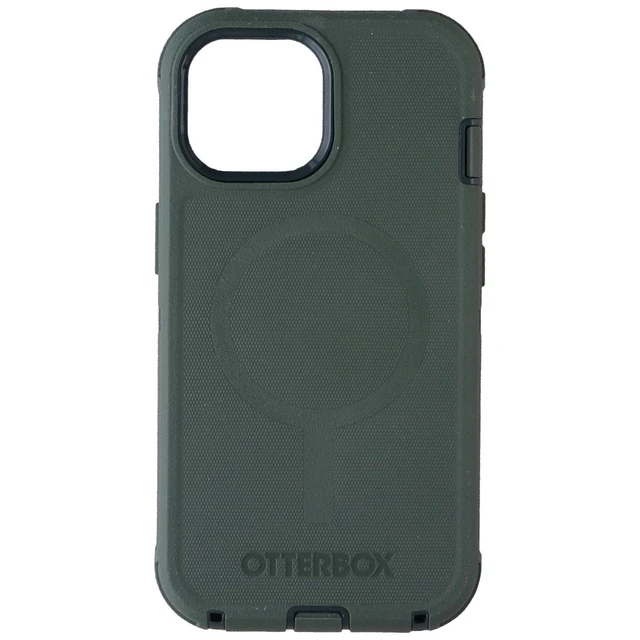 Alt view image 2 of 3 - OtterBox Defender Pro MagSafe Case for iPhone 17e/16e/15 - Forest Ranger Green