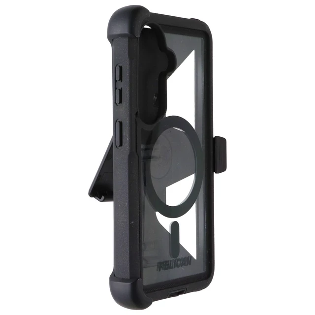 Alt view image 2 of 6 - Pelican Voyager Case + Holster for MagSafe for Samsung Galaxy S26 - Black/Clear