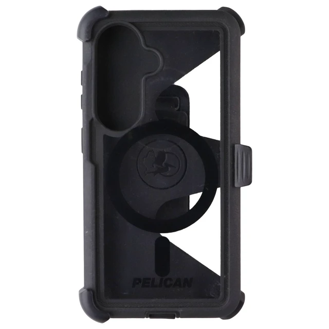 Alt view image 3 of 6 - Pelican Voyager Case + Holster for MagSafe for Samsung Galaxy S26 - Black/Clear