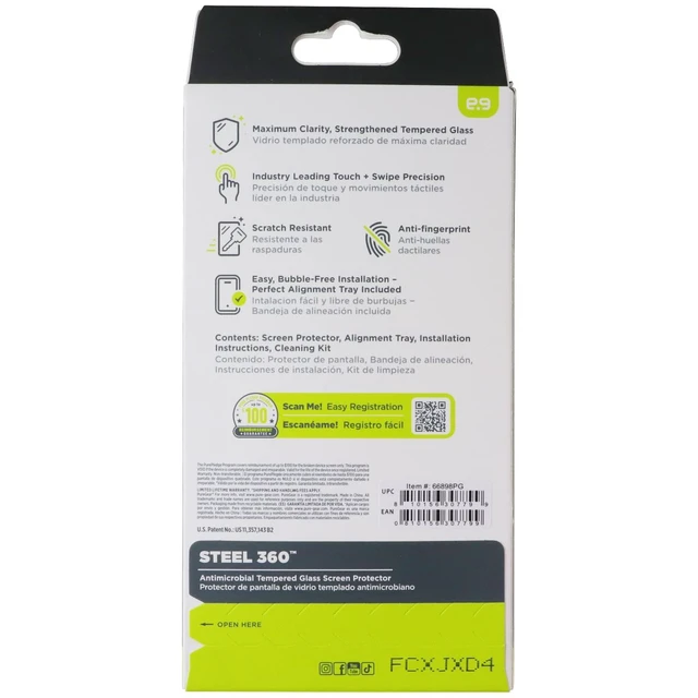 Alt view image 2 of 2 - PureGear Steel 360 Tempered Glass Screen Protector for Samsung Galaxy S26+ Plus