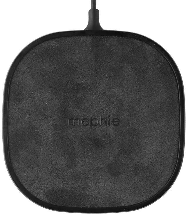 Alt view image 6 of 6 - Mophie 15W Universal Wireless Charge Pad - Black (401305902)