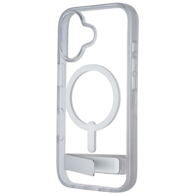 Alt view image 2 of 3 - ZAGG Crystal Palace Snap Case with Kickstand for MagSafe for iPhone 17 - Clear