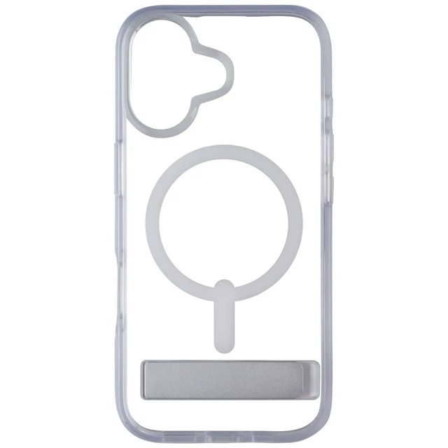 Alt view image 3 of 3 - ZAGG Crystal Palace Snap Case with Kickstand for MagSafe for iPhone 17 - Clear