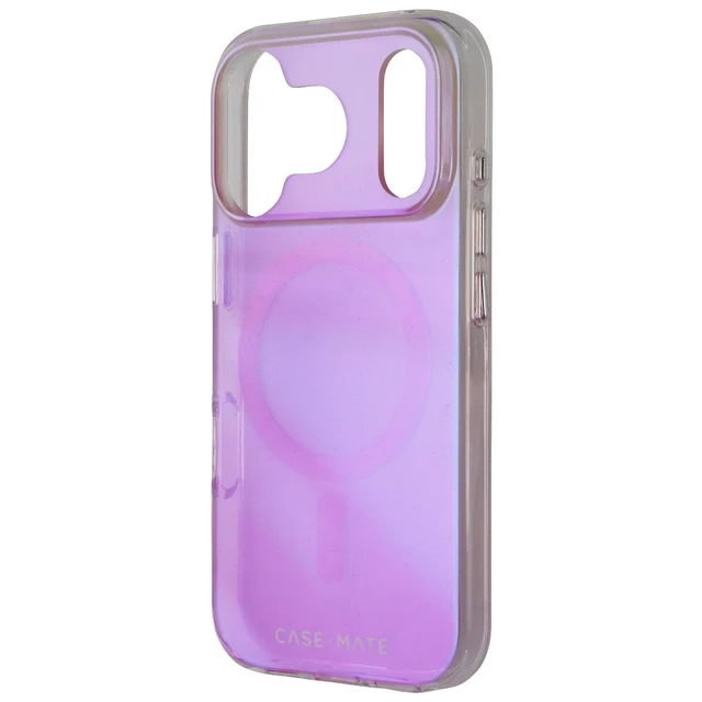 Alt view image 2 of 3 - Case-Mate Soap Bubble Case for MagSafe for iPhone 17 Pro - Peach Iridescent
