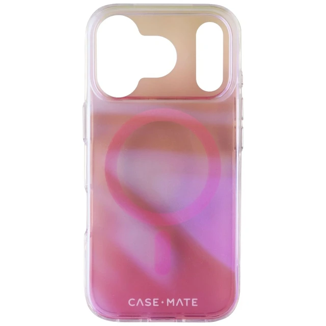 Alt view image 3 of 3 - Case-Mate Soap Bubble Case for MagSafe for iPhone 17 Pro - Peach Iridescent