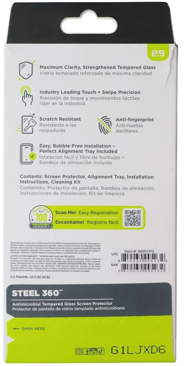 Alt view image 2 of 2 - PureGear Steel 360 Tempered Glass Screen Protector for Samsung Galaxy A37 5G