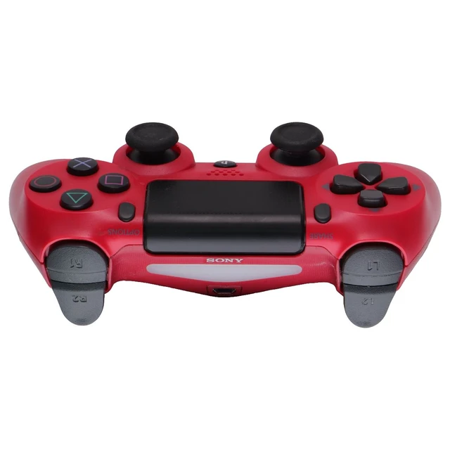 Alt view image 3 of 5 - Sony DualShock 4 Wireless Controller for PlayStation 4 - Magma Red CUH-ZCT2E