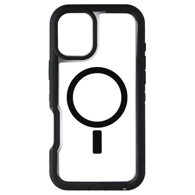 Alt view image 3 of 3 - OtterBox Defender Pro XT for MagSafe for Apple iPhone 16 Plus - Clear / Black