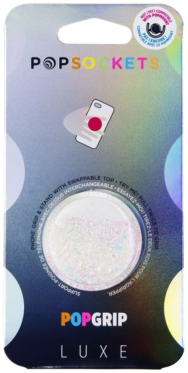 Alt view image 3 of 3 - PopSockets PopGrip Luxe Swappable Phone Grip & Stand - Halo Tidepool