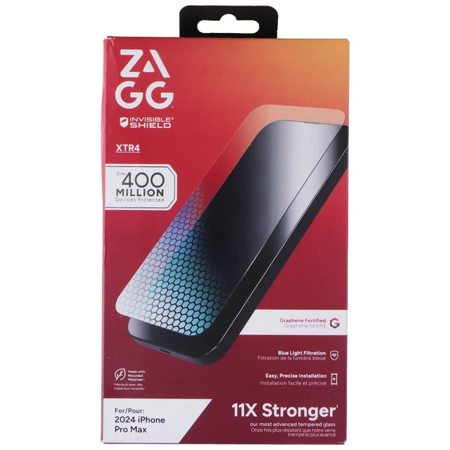 Alt view image 2 of 2 - ZAGG Invisible Shield XTR4 Screen Protector for Apple iPhone 16 Pro Max