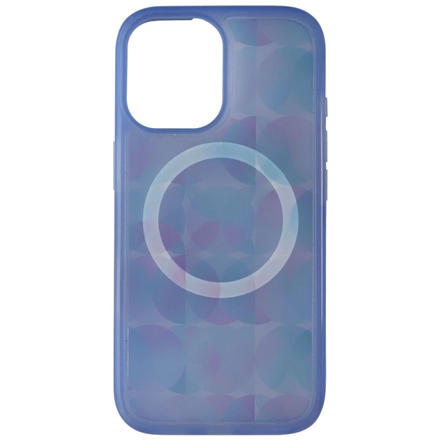 Alt view image 2 of 3 - OtterBox Symmetry Clear Series MagSafe Case for iPhone 16 - Opal Prism Blue