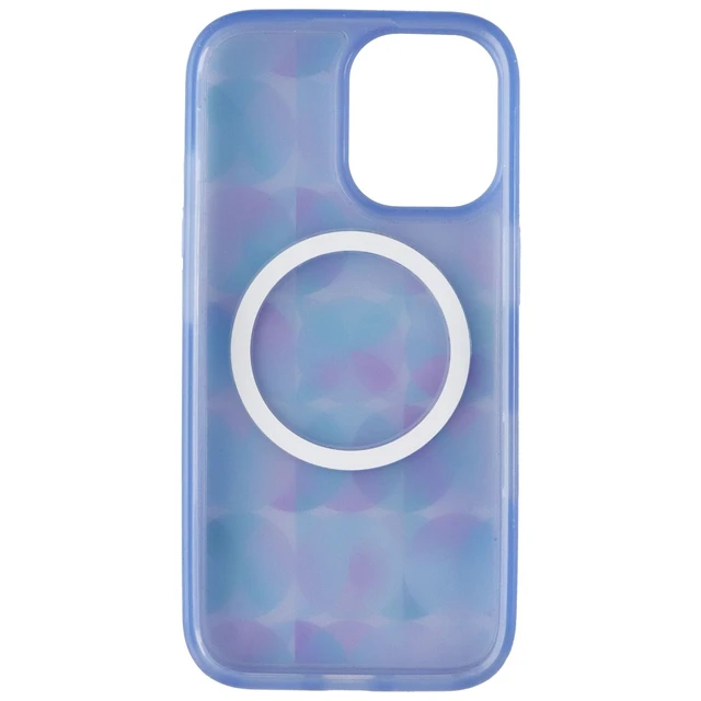 Alt view image 3 of 3 - OtterBox Symmetry Clear Series MagSafe Case for iPhone 16 - Opal Prism Blue