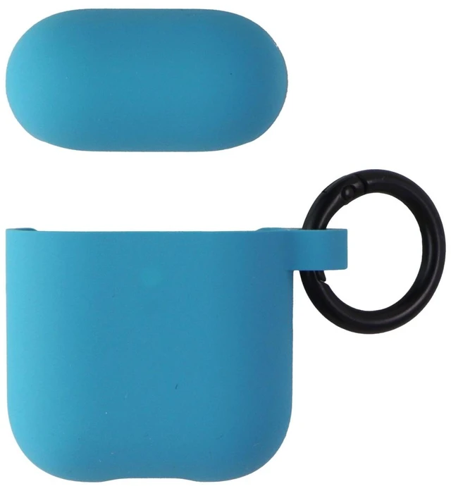Alt view image 3 of 5 - OtterBox Soft Touch Headphone Case for Apple AirPods Pro - Freeze Pop Blue