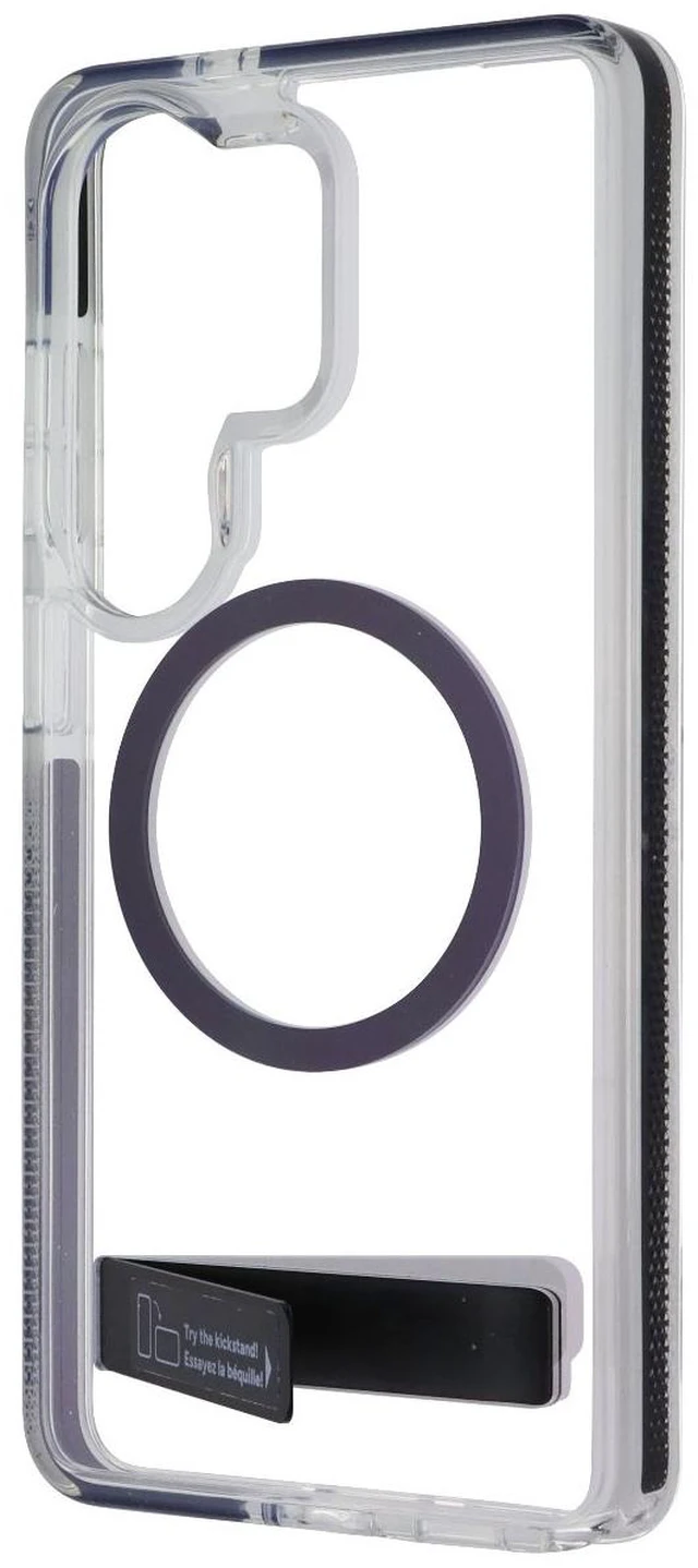 Main image of ZAGG Santa Cruz Snap Magnetic Kickstand Case for Galaxy S26 Ultra - Clear/Black