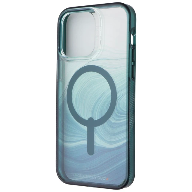 Main image of ZAGG Gear4 Milan Snap Case for MagSafe for Apple iPhone 14 Pro Max - Green Swirl