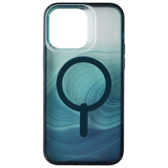 Alt view image 2 of 3 - ZAGG Gear4 Milan Snap Case for MagSafe for Apple iPhone 14 Pro Max - Green Swirl