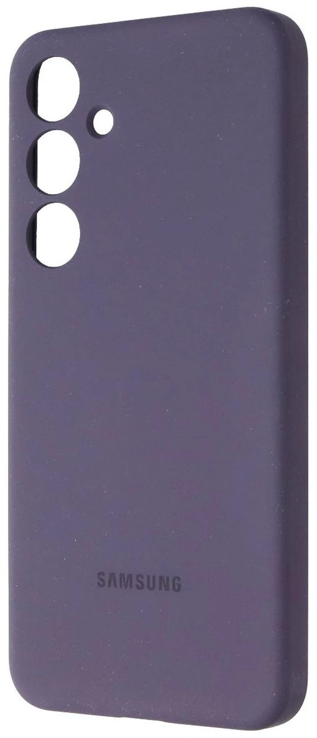 Alt view image 5 of 6 - SAMSUNG Galaxy S24+ Plus Silicone Phone Case, Protective Cover Color-Dark Violet