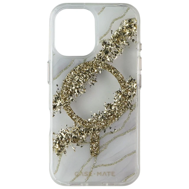 Alt view image 3 of 3 - Case-Mate Hard Case for MagSafe for Apple iPhone 16 - Karat Granite