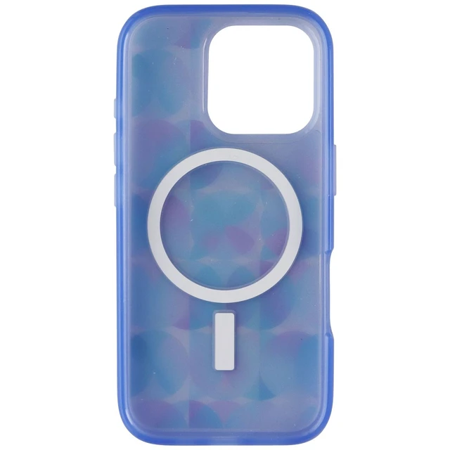 Alt view image 3 of 3 - OtterBox Symmetry Clear Series MagSafe Case for iPhone 16 Pro - Opal Prism Blue