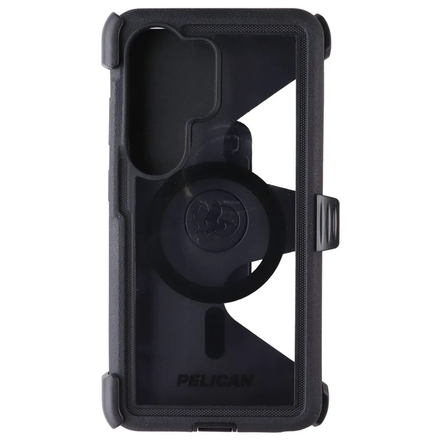 Alt view image 3 of 5 - Pelican Voyager Case + Holster for MagSafe for Galaxy S26 Ultra - Black/Clear