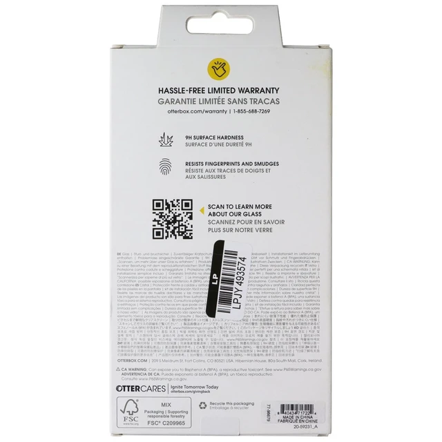 Alt view image 2 of 2 - OtterBox Glass Screen Protector for Apple iPhone 17 Air