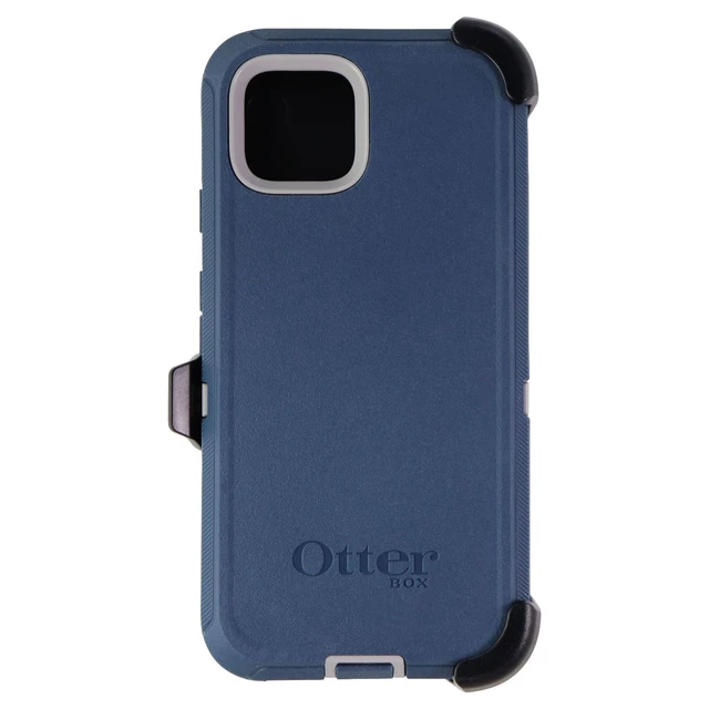 Alt view image 3 of 4 - OtterBox Defender Series Case for Google Pixel 4 - Gone Fishin Blue/Gray