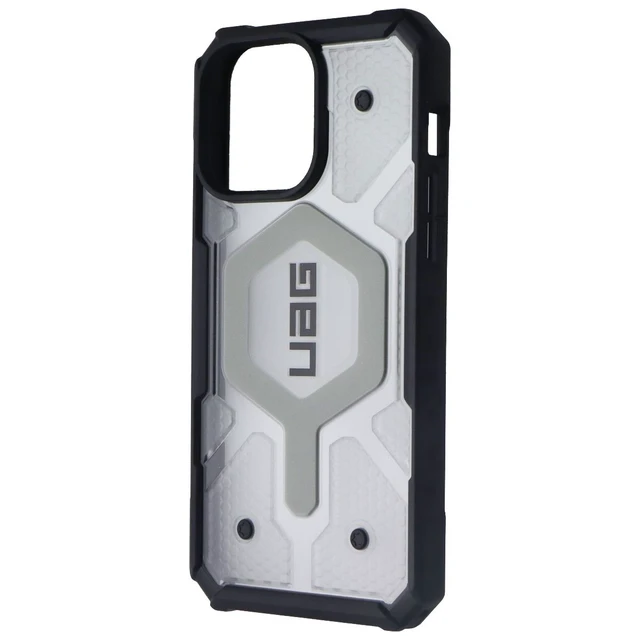 Alt view image 2 of 3 - Urban Armor Gear Pathfinder Case for MagSafe for iPhone 15 Pro Max - Ice/Black