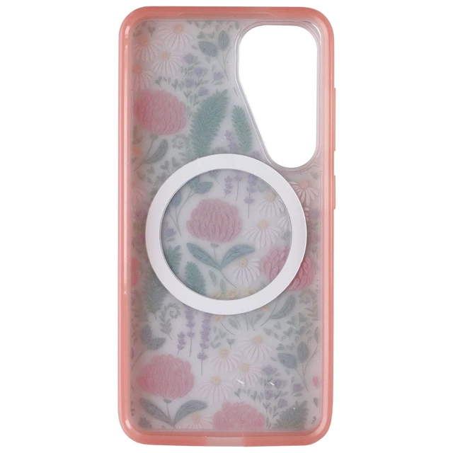 Alt view image 3 of 3 - OtterBox Symmetry Series Magnetic Case for Samsung Galaxy S25 - Peachy Bloom