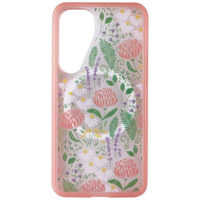 Alt view image 2 of 3 - OtterBox Symmetry Series Magnetic Case for Samsung Galaxy S25 - Peachy Bloom