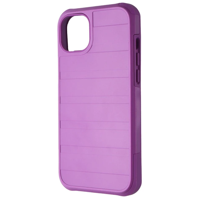 Alt view image 2 of 3 - Verizon Rugged Case for Apple iPhone 14 Plus - Mulberry (Purple)