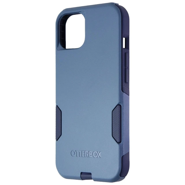 Alt view image 2 of 3 - OtterBox Commuter Series Case for Apple iPhone 13 / 14 - Rock Skip Way Blue