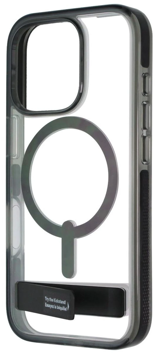 Main image of ZAGG Santa Cruz Snap Kickstand Case for MagSafe for Apple iPhone 16 Pro - Black