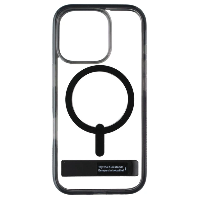 Alt view image 2 of 3 - ZAGG Santa Cruz Snap Kickstand Case for MagSafe for Apple iPhone 16 Pro - Black