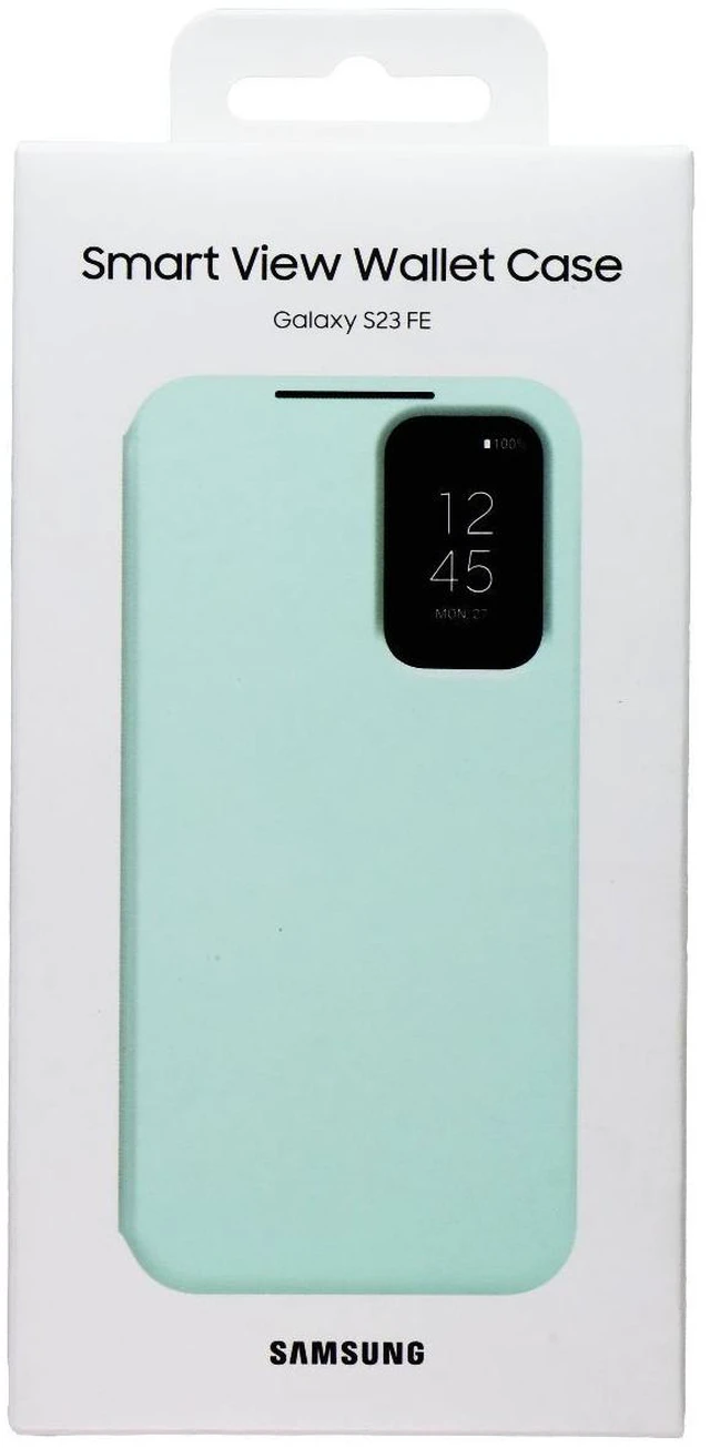 Alt view image 4 of 5 - Samsung Smart View Wallet Case for Samsung Galaxy S23 FE - Mint