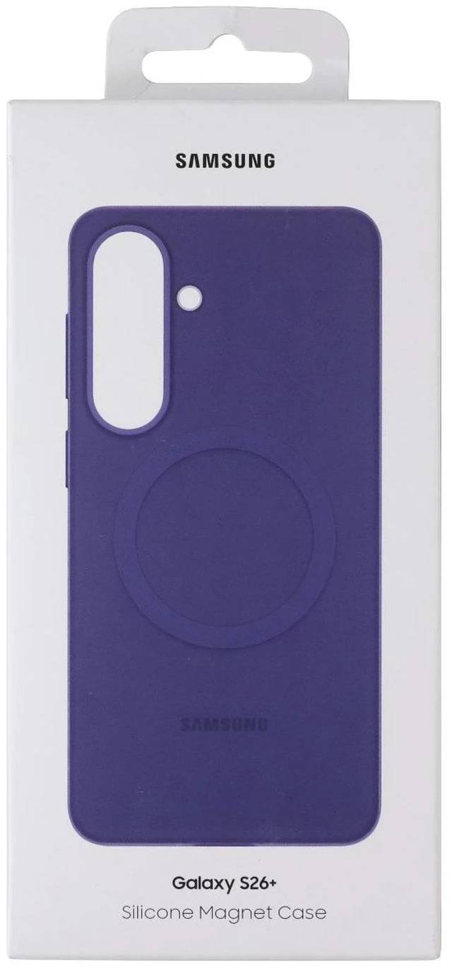 Main image of Samsung Official Silicone Magnet Case for Galaxy S26+ (Plus) - Blue Violet