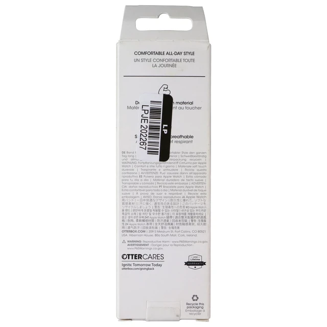 Alt view image 2 of 2 - OtterBox All Day Watch Band for Apple Watch 40/41/42mm - Black