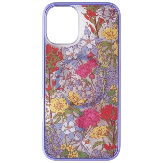 Alt view image 2 of 3 - OtterBox Symmetry Series Case for MagSafe for iPhone 16 Plus - Floral Purple